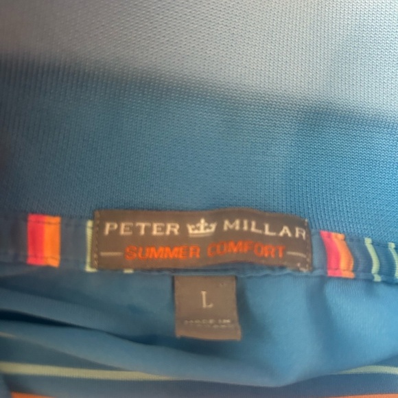 Peter Millar Striped Shirt Summer Comfort - Picture 2 of 2